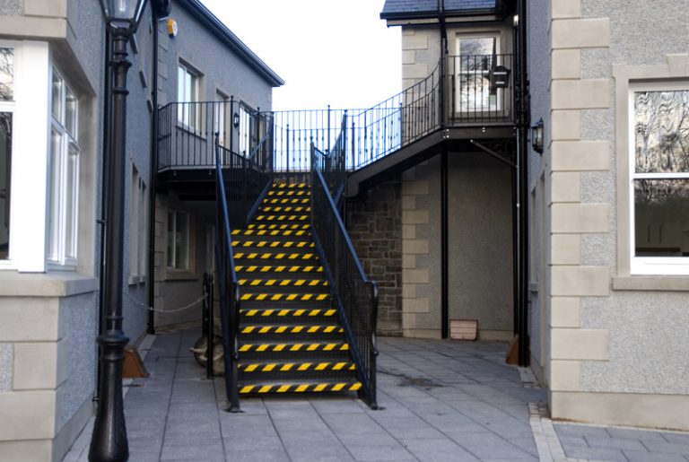 Commercial Multi-Level Access Stairs & Safety Landings