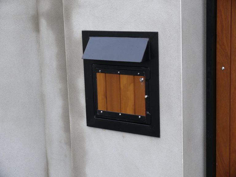 Designer Timber-Infill Integrated Post Boxes