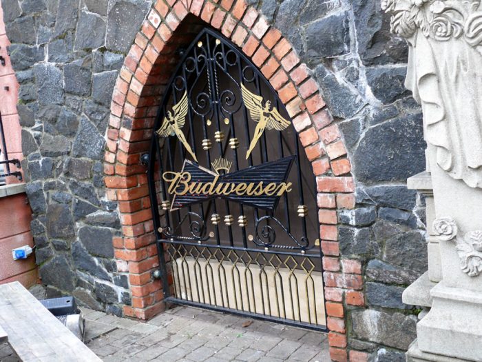 Custom Ornamental Branded Pedestrian Gate