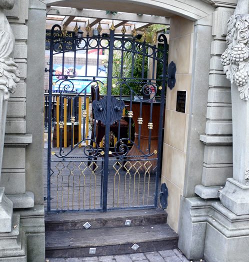 Bespoke Ornamental Wrought Iron Side Gate