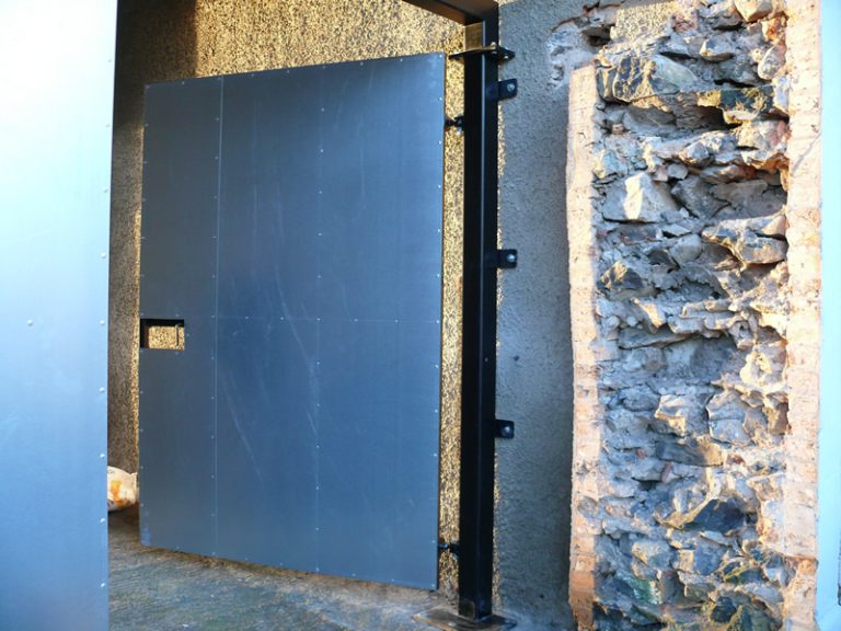 Industrial Sheeted Steel Pedestrian Security Gate