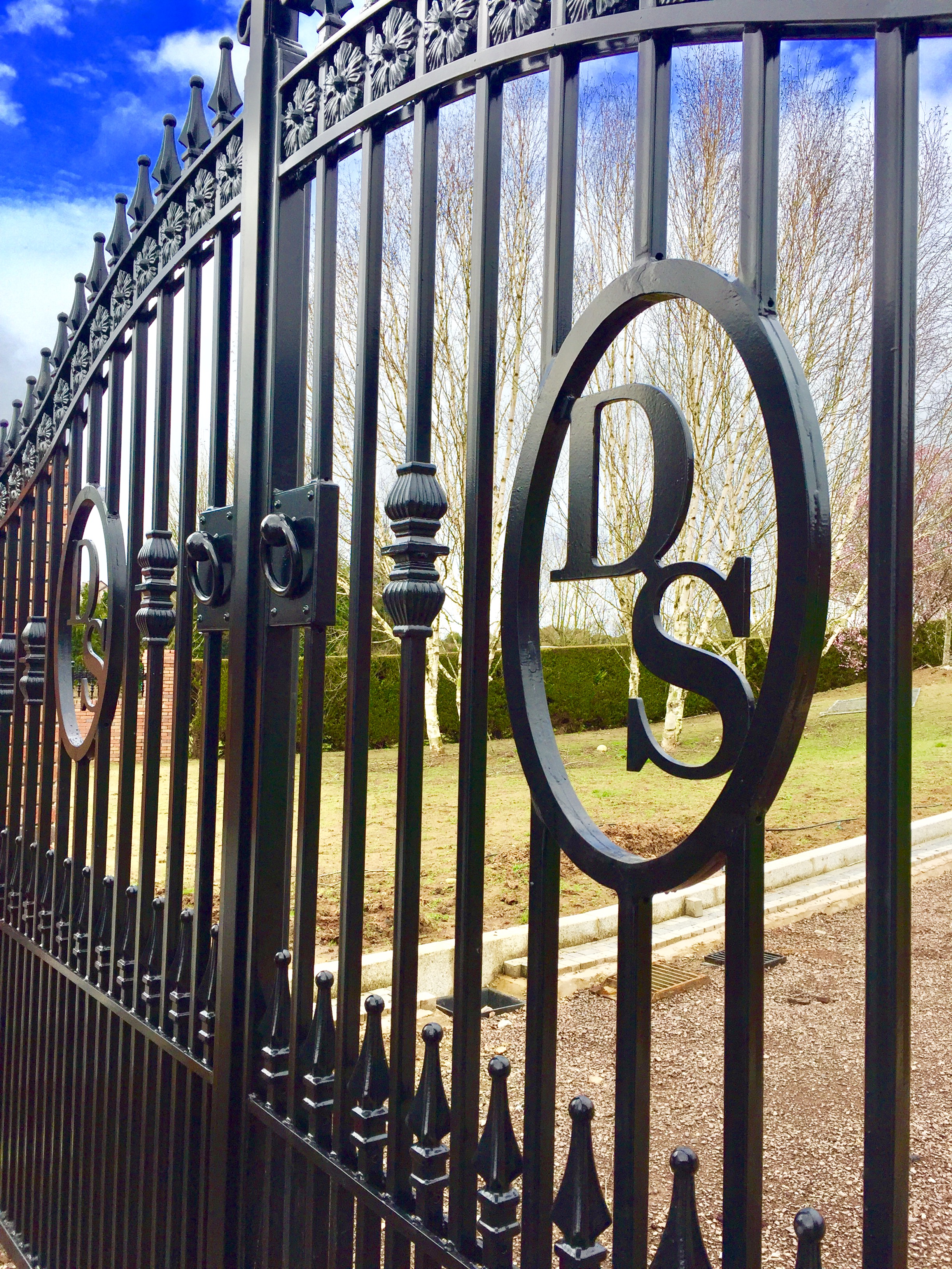 Bespoke Residential Monogrammed Driveway Gate