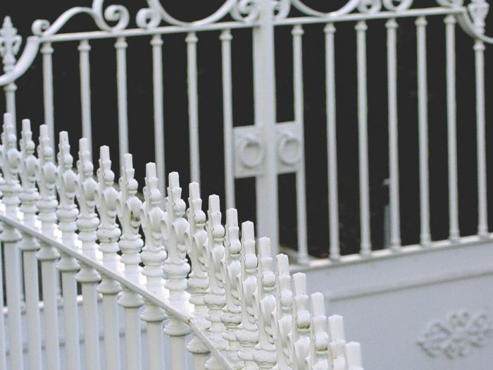 Luxury Ornamental Estate Railing and Gate Detail