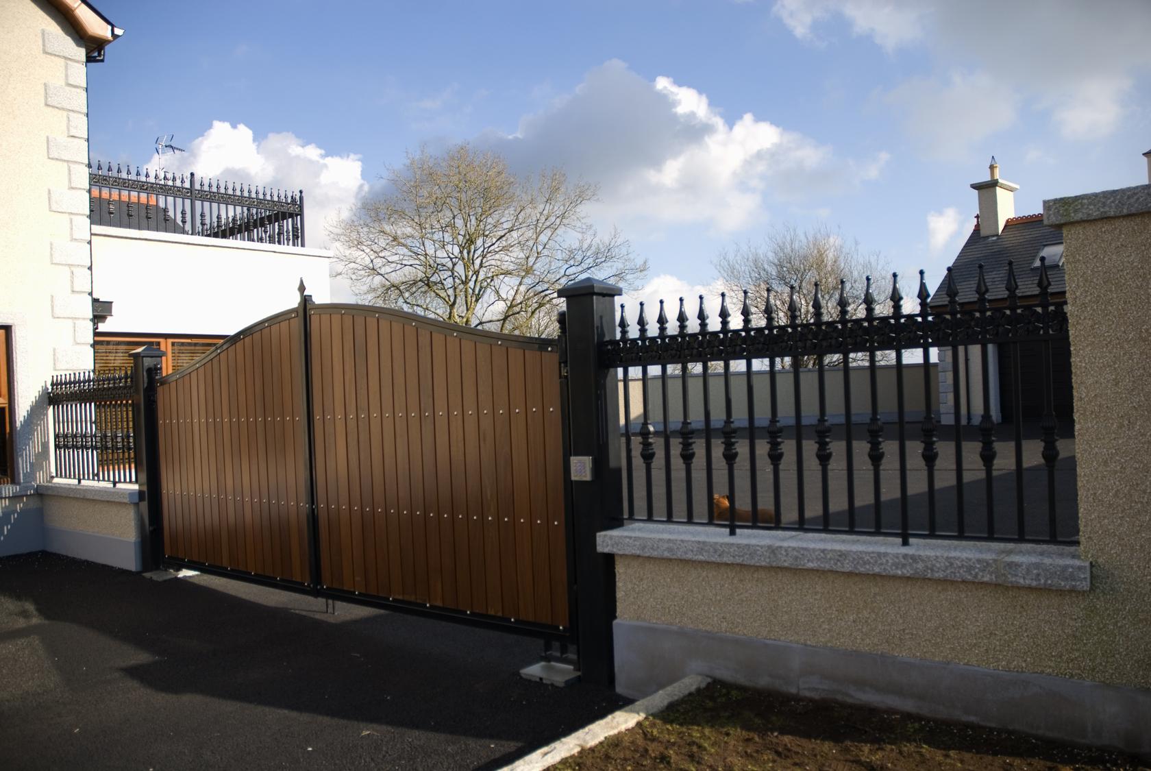 Privacy-Focused Timber Infill Estate Gates