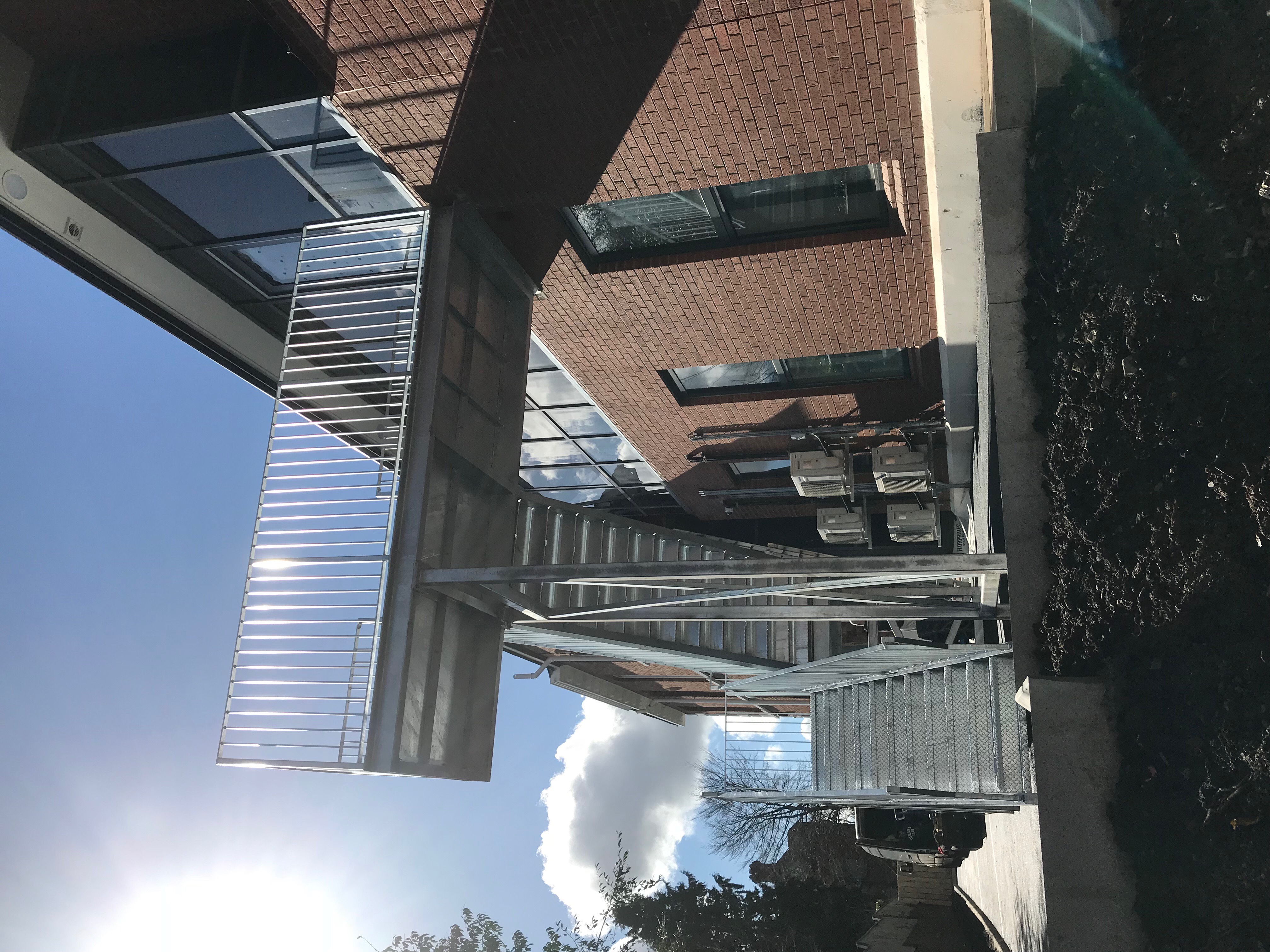 Galvanized Steel Fire Escape and External Staircase