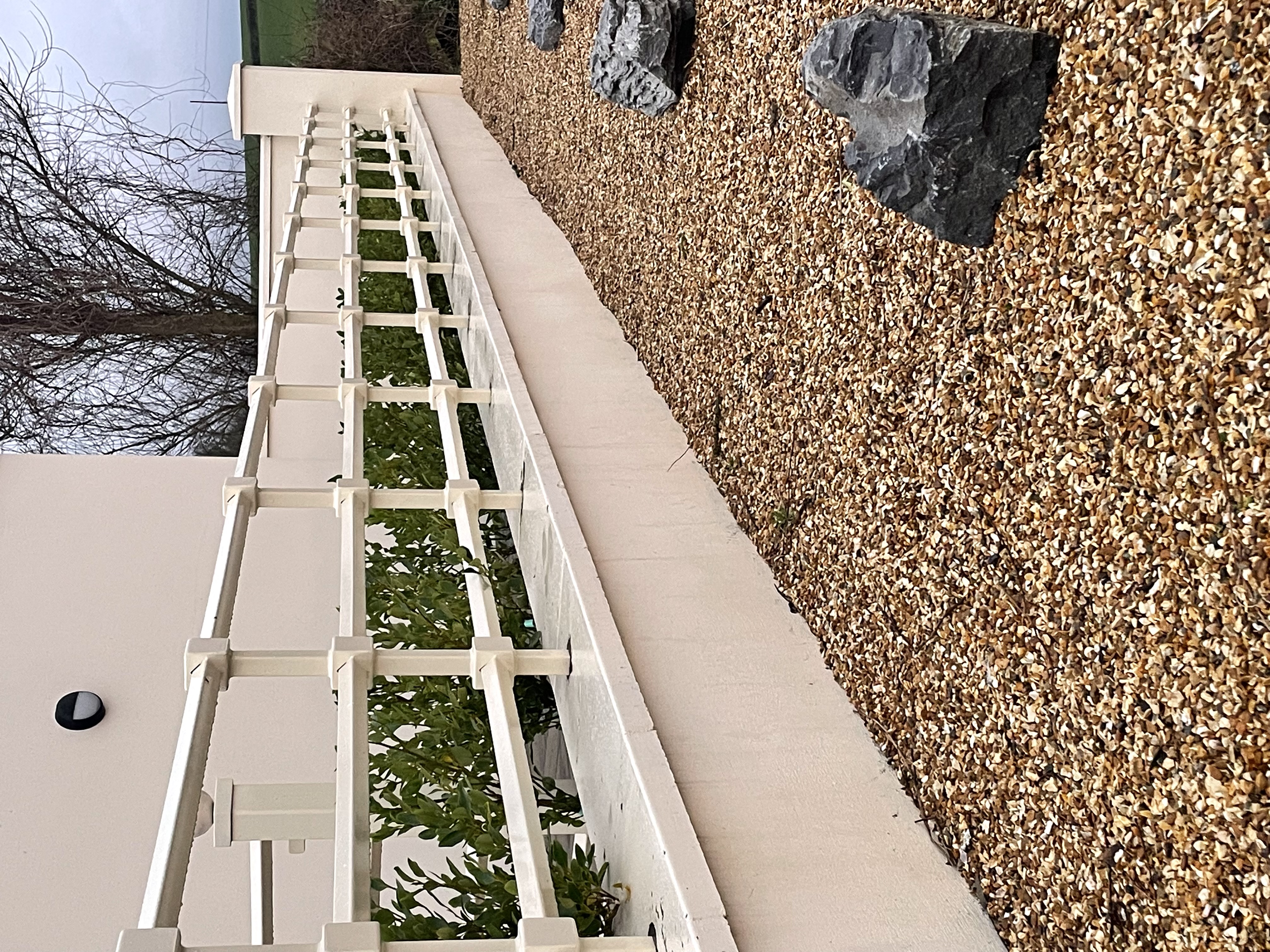 Modern Cream Minimalist Boundary Railings