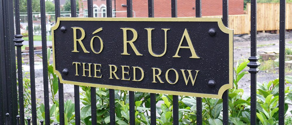 Custom Cast Signage for Perimeter Railings