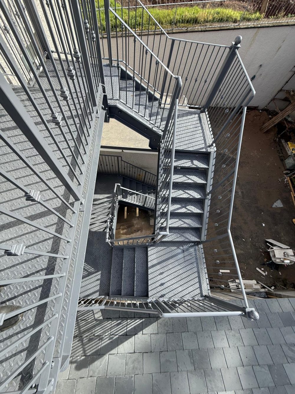 Residential Apartment Fire Stairs