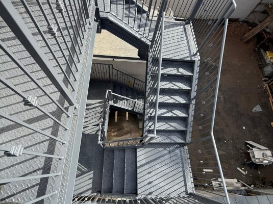 Residential Apartment Fire Stairs