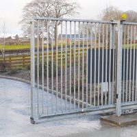CaG-003-A Sliding Silver Gate