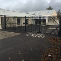 CaG-006-B Standard Black Sliding Gate