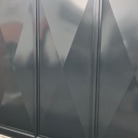 CaG-007-A Modern Composite Solid Black Panel Gate