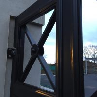 DG-007-A Black Modern Composite Gates