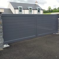 DG-013-B Gey Modern Grey Aluminium & Composite Gates
