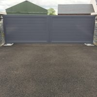 Gey Modern Grey Aluminium & Composite Gates