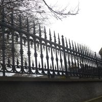 DR-008-A Traditional Boundary Garden Property Railings