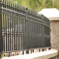 DR-014-A Traditional Boundary Garden Property Railings