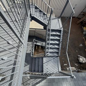 Residential Apartment Fire Stairs