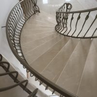 SoS-001-C Bespoke Steel Internal Staircase Balustrade