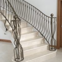 SoS-001-A Bespoke Steel Internal Staircase Balustrade
